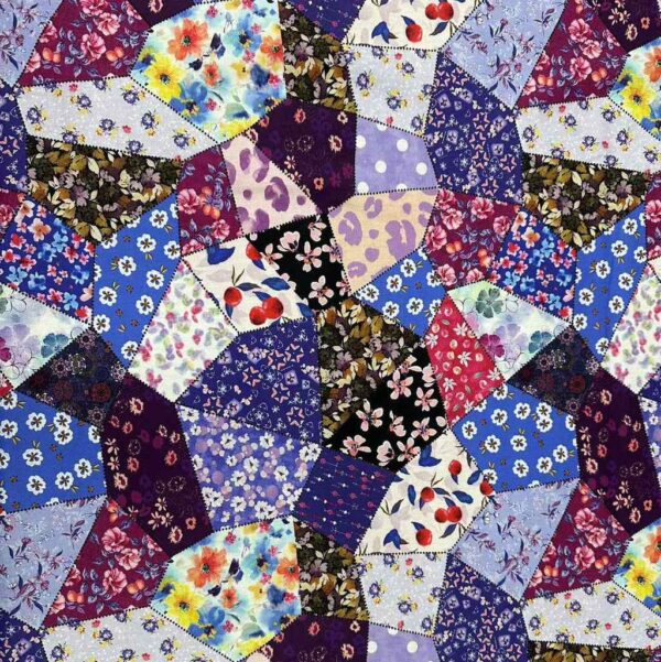 Cotton digital print poplin