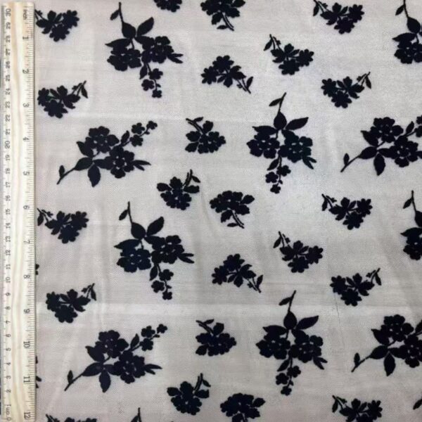 Polyester flocking mesh